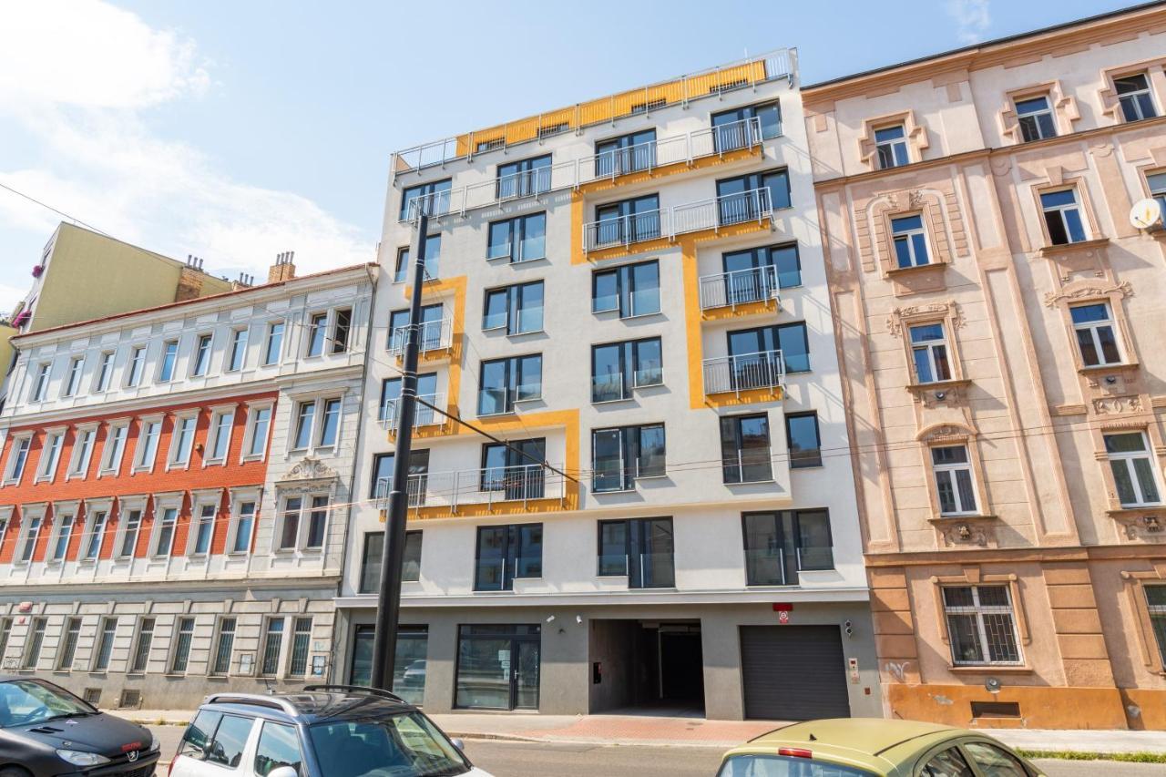 Brand New Studio Apartment #31 In Brand New Building With Free Parking In The Center Prag Exterior foto